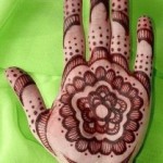 Arabic Mehndi design for Eid