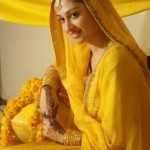 Bridal mehndi dresses 2012