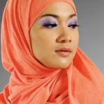 Orange hijab fashion