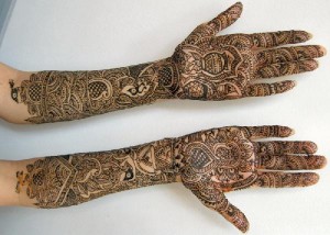 Pakistani mehndi designs for Weddings