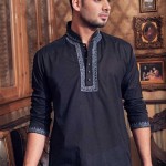 cotton-blue-embroidered-kurta