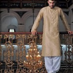 Printed men kurta pajama