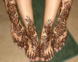 Arabic Bridal Mehendi Designs 2012