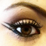 Arabic inspired liner style. Eye makeup for bridals.
