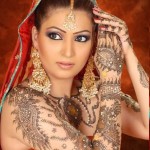 Bridal Mehndi Latest Designs Trend 2012
