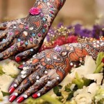 Latest Amazing Stone Studded Mehndi Designs