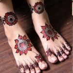 Mehndi designs for feet | Eid colection 2012