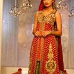 Pakistani bridal lehnga long shirt latest fashion