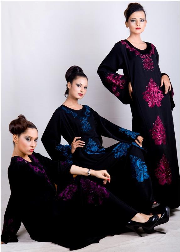 Abaya trends by Maaz - Hijab styles 2012