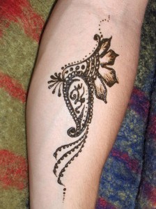 Arm Mehndi Design for Girls 2012