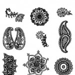 indian henna tattoos designs