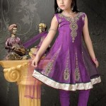 anarkali party wear frock for kids - wedding dresses designs