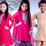 stylish pakistani kids dresses 2012