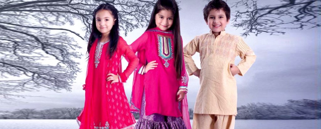 stylish pakistani kids dresses 2012