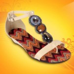 Flat shoes by Stylo 2012 - Eid shoes designs