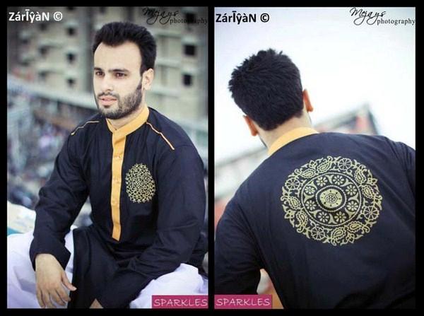 Pakistani kurta shawlar fashions 2012 for men