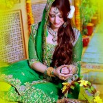 latest bridal mehndi makeup