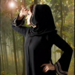 simple arabic abaya style 2012