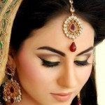 smoky brown bridal eye makeup