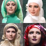 arabic bridal scarf fashions 2013