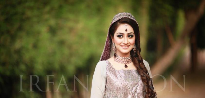 Bridal makeup for engagement and nikah