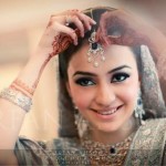 Bridal makeup for nikah 2013