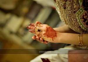 Indian bridal mehndi