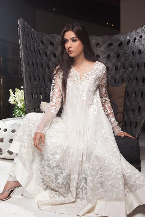lace design on frock