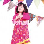 Kids winter outfits 2013 - Pink dress designs for girls