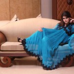 Party wear frock pakistani by flairs