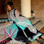 Stylish party wear dresses - Pakistani party wear dresses - Designers party wear - Evening party dress - blue and black party dress