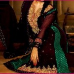 Wedding party wear outfit - Stylish anarkali frocks and latest wedding dress designs
