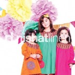 Winter frock designs for kids 2012-2013 - Branded clothes for girls, kids winter wear