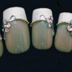 Artifical nails - nail art for brides