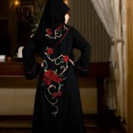 Embroidered abayas for women