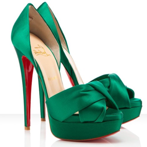 Emerald green shoes trend 2013