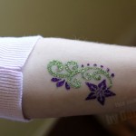 Glitter tattoos for arms