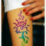 Glitter tattoos for girls