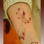 Latest glitter tattoo designs