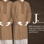 branded pakistani kurta designs by Junaid Jamshaid. Latest JJ kurta shalwar collection 2013.