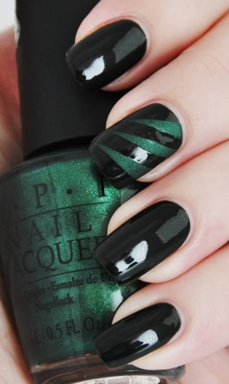 Nail art 2013- Emerald