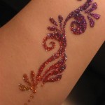 Shimmery tattoos designs
