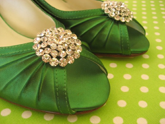 Shoes emerald green 2013