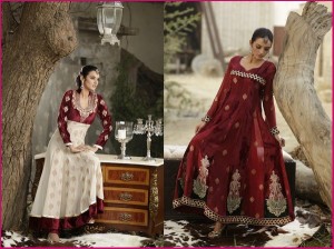 Stylish dresses by threads and motifs