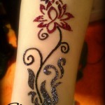 Stylish glitter tattoos