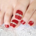 Toes nail art designs 2013