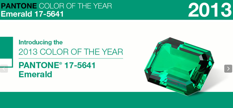 Color of the year emerald 2013