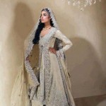 Ash white bridal dresses for walima