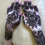 Beautiful heena designs for brides