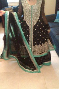 Bridal dress for walima